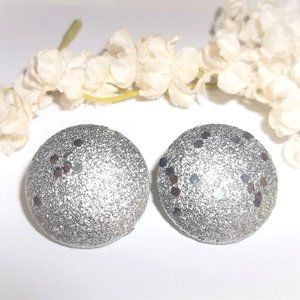 VINTAGE Earrings, Silver Vintage Earrings, Vintage Earring, Silver Jewelry 7673